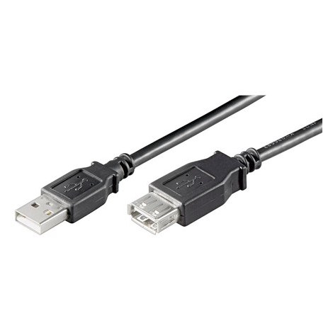 Goobay | USB extension cable | Female | 4 pin USB Type A | Male | Black | 4 pin USB Type A | 3 m